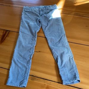NWT Free People Corduroy Skinny Pants Blue